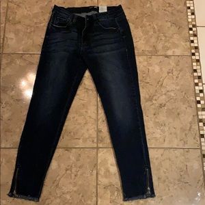 Fashion Nova ankle zipper jeans
